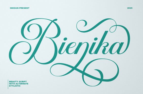 Bienika: Where Calligraphic Charm Meets Modern Design