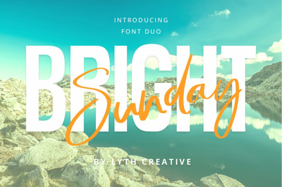 Bright Sunday: The Font Duo That Makes Any Design Feel Fresh