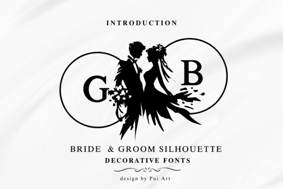 Crafting Your Wedding's Signature: The Bride & Groom Silhouette Monogram