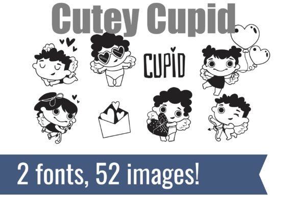 Cutey Cupid: Unleash Creative Magic with Coordinated Fonts