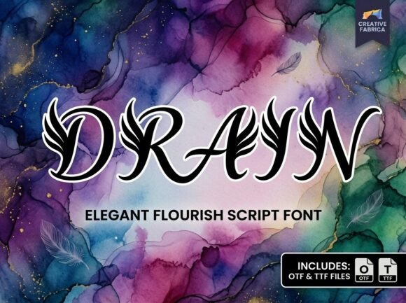 Drain: The Font That Gives Your Brand Wings
