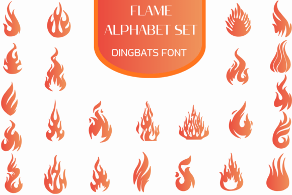 Flame Alphabet Set: Ignite Your Visual Language