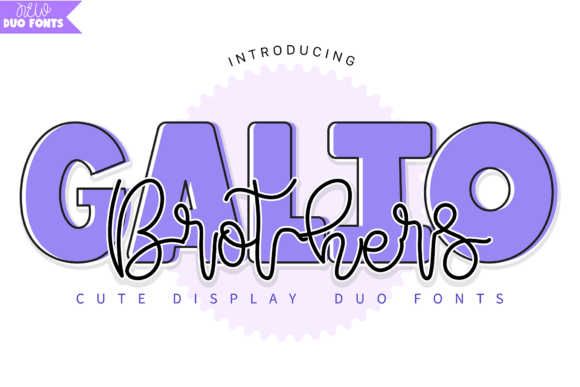 Galio Brothers Duo: The Playful Font Pairing Your Brand Needs