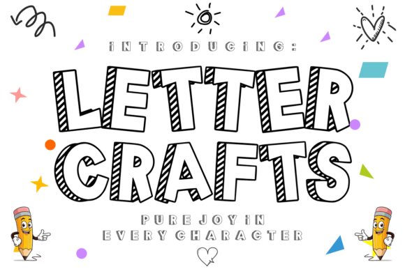 Letter Crafts: The Playful Font That Captures Pure Joy