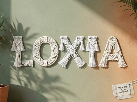 Loxia: The All-Caps Display Font for Bold Branding