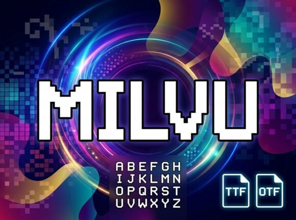 Milvu: The Artistic Display Typeface That Commands Attention
