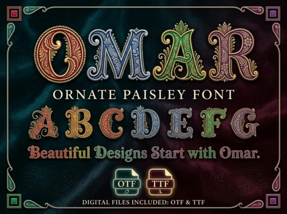 Omar: Where Every Letter Tells a Story of Eastern Artistry