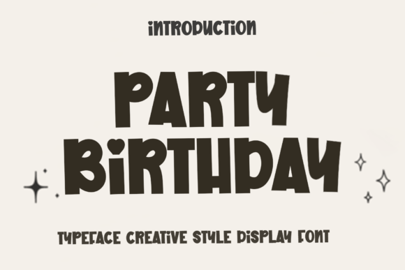 Party Birthday Font: A Friendly Typeface for Invitations & Graphics