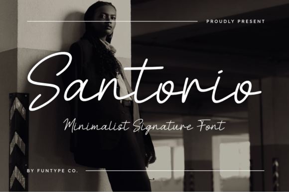 Santorio: A Signature Font That Whispers Class