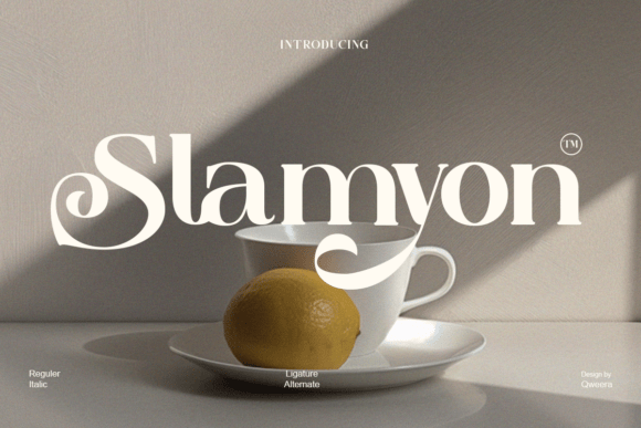 Slamyon: The Modern Serif That Adds Instant Elegance