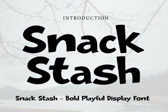 Snack Stash: A Typeface Bursting with Flavor