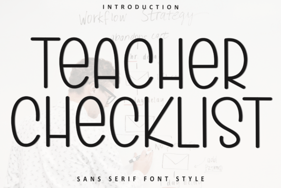 Teacher Checklist: A Festive Typeface for Holiday Projects