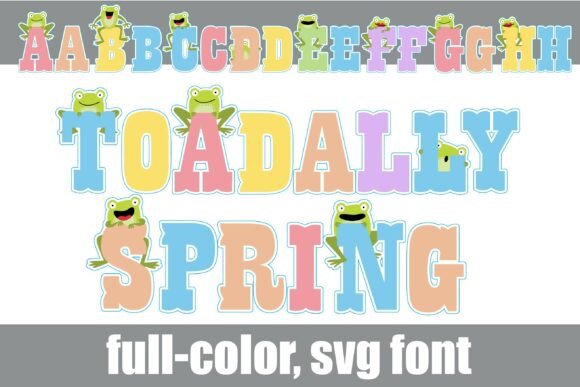 Toad-ally Spring: A Whimsical Typeface for Wild Branding
