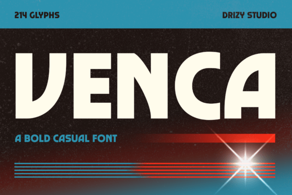 Venca Bold: The Playful Typeface with Punch