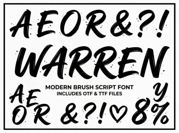 Warren: The Bold Typeface That Commands Attention