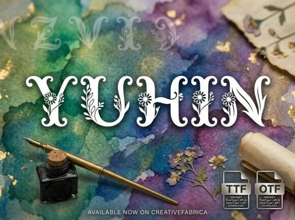 Yuhin: A Display Typeface That Demands Attention